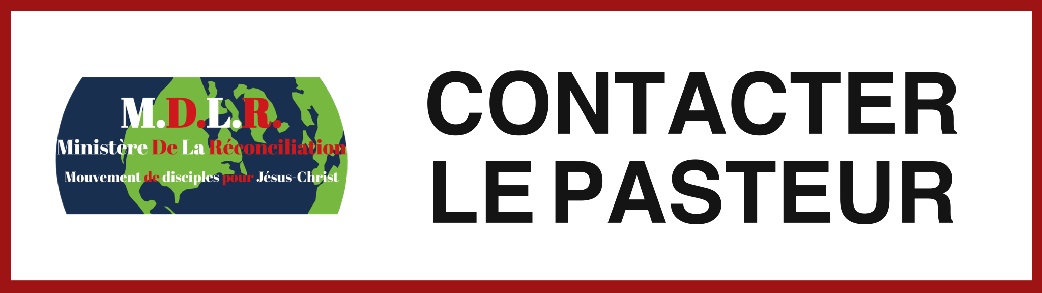 Contacter le pasteur Serge